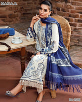 CASUALLY WEAR EMBROIDERED 2 PIECE DHANAK WOOL FABRIC